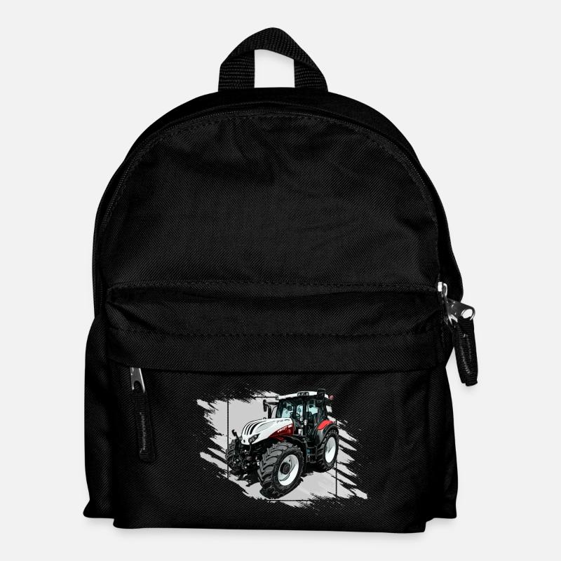 Steyr Traktor - Kinder Rucksack - Schwarz