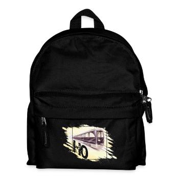 Modellbahn Spur H0 Design - Kinder Rucksack - Schwarz - Vorne