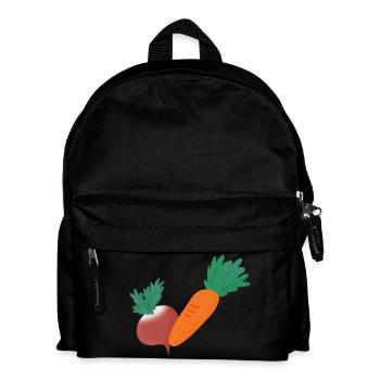 Radis et carotte - Sac à dos Enfant - noir - Devant