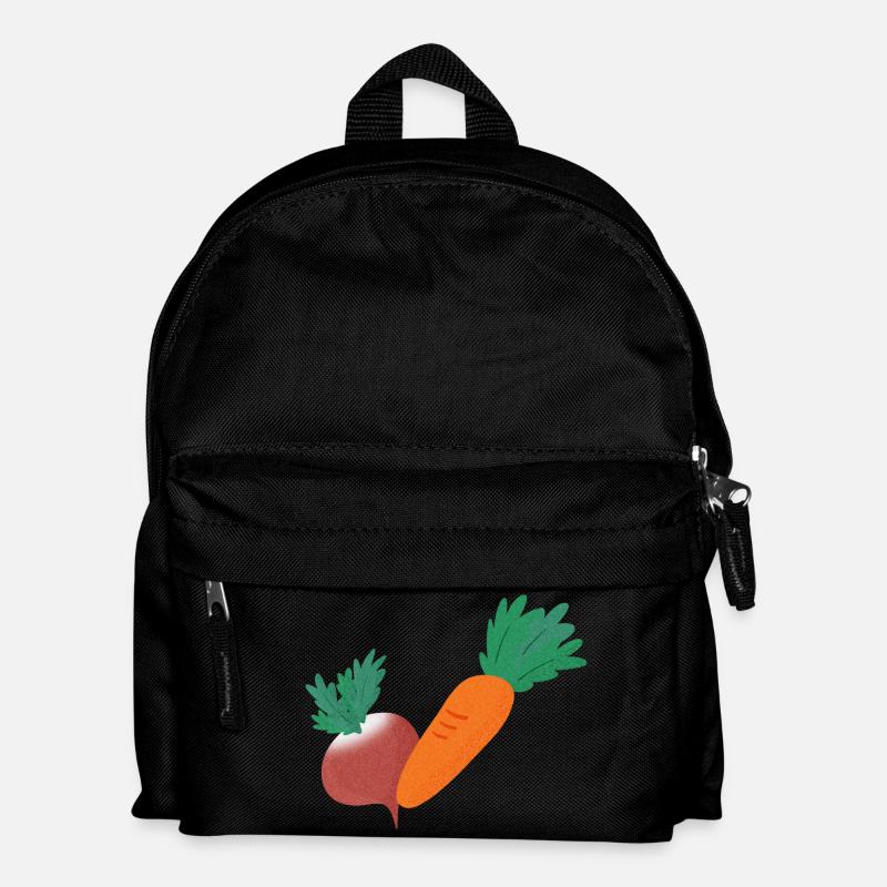 Radish & Carrot - Kids' Backpack - black