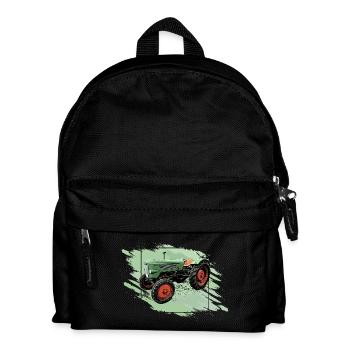 Traktor Favorit 1 - Kinder Rucksack - Schwarz - Vorne
