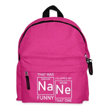 Sodium Funny T-Shirt periodic table chemistry - Kids' Backpack - fuchsia - Front