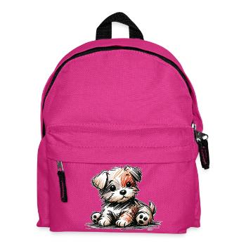Puppy - Kids' Backpack - fuchsia - Front