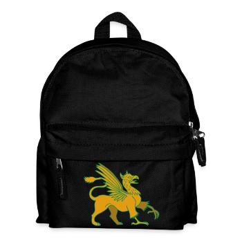 Fabelhaftes Tier, der Greif - Kinder Rucksack - Schwarz - Vorne