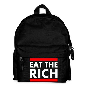 Eat the rich - Kids' Backpack - black - Front
