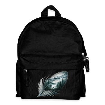 Wildlife Feder - Kinder Rucksack - Schwarz - Vorne