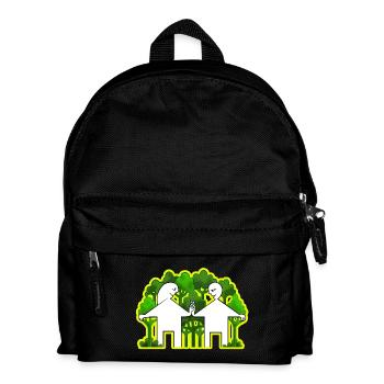 Couple et vie verte - Sac à dos Enfant - noir - Devant