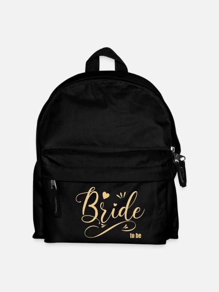 Bride to be gold - Kids' Backpack - black