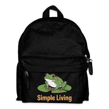 TOADS, SIMPLE LIVING - Kids' Backpack - black - Front