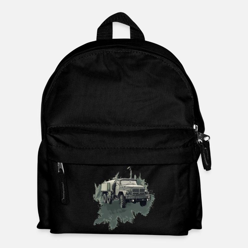 ZIL 131 – Ikone der Straße - Kinder Rucksack - Schwarz