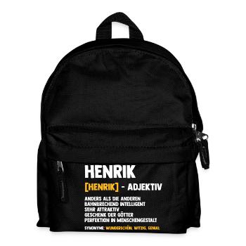 Henrik - Sac à dos Enfant - noir - Devant