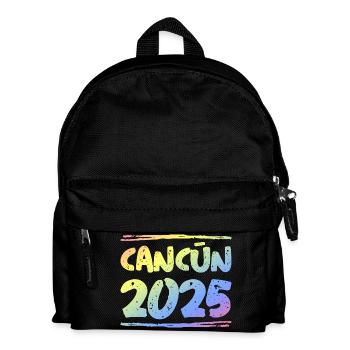 Cancun 2025 Colorful - Kids' Backpack - black - Front