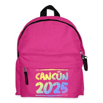 Cancun 2025 Colorful - Kids' Backpack - fuchsia - Front