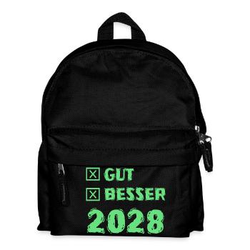 Besser 2028 - Kinder Rucksack - Schwarz - Vorne