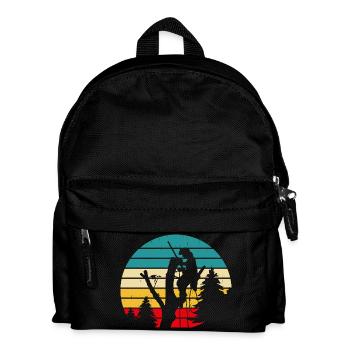 Cadeau drôle de menuisier - Sac à dos Enfant - noir - Devant