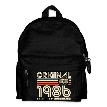 Original_1986_Jahrgang_Geburtstag_Geschenk_Retro - Kids' Backpack - black - Front