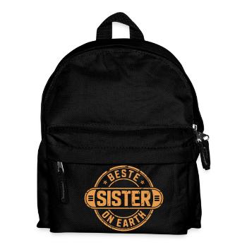 Beste Sister - Kinder Rucksack - Schwarz - Vorne