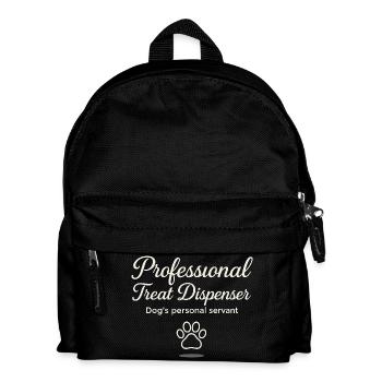 Serviteur professionnel pour chiens distributeur de friandises - Sac à dos Enfant - noir - Devant