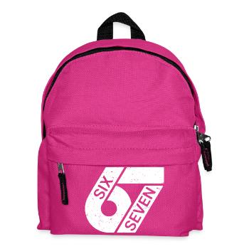 Six Seven Meme - Kinder Rucksack - Fuchsia - Vorne