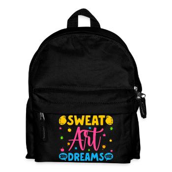 Artist Painter Graphic Sweat Art Dreams Art Saying - Kinder Rucksack - Schwarz - Vorne