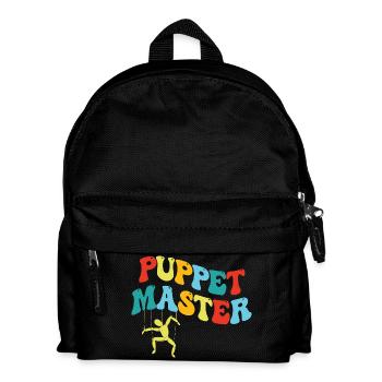 Puppet Master: Colorful Swing Silhouette - Kids' Backpack - black - Front