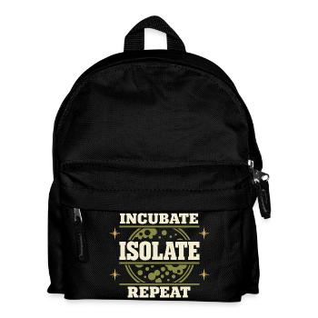 Mikrobiologie - Kinder Rucksack - Schwarz - Vorne