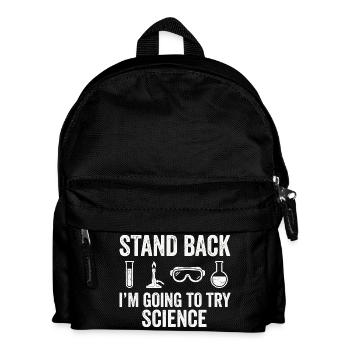 Wissenschaft Humor Shirt für Chemie Fans - Kinder Rucksack - Schwarz - Vorne