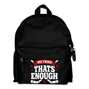 Beer League Hockey Funny Hockey Players Team Humor - Kids' Backpack - black - Front