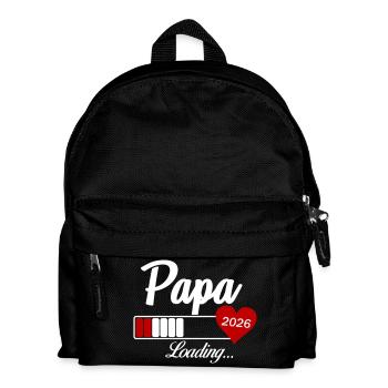 Papa Loading 2026 - Kids' Backpack - black - Front