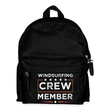 Windsurfing Crew - Kinder Rucksack - Schwarz - Vorne