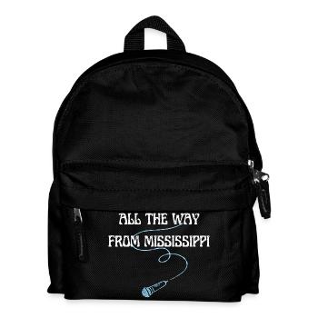 All the way from Mississippi - Blues concert Mic - Kids' Backpack - black - Front