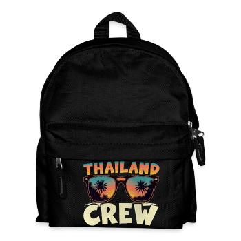 Thailand Crew - Kinder Rucksack - Schwarz - Vorne