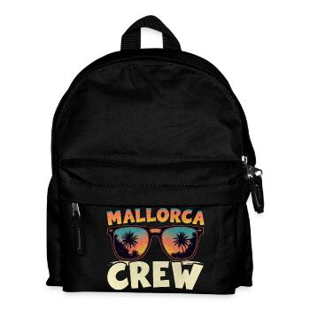 Mallorca Crew - Kinder Rucksack - Schwarz - Vorne