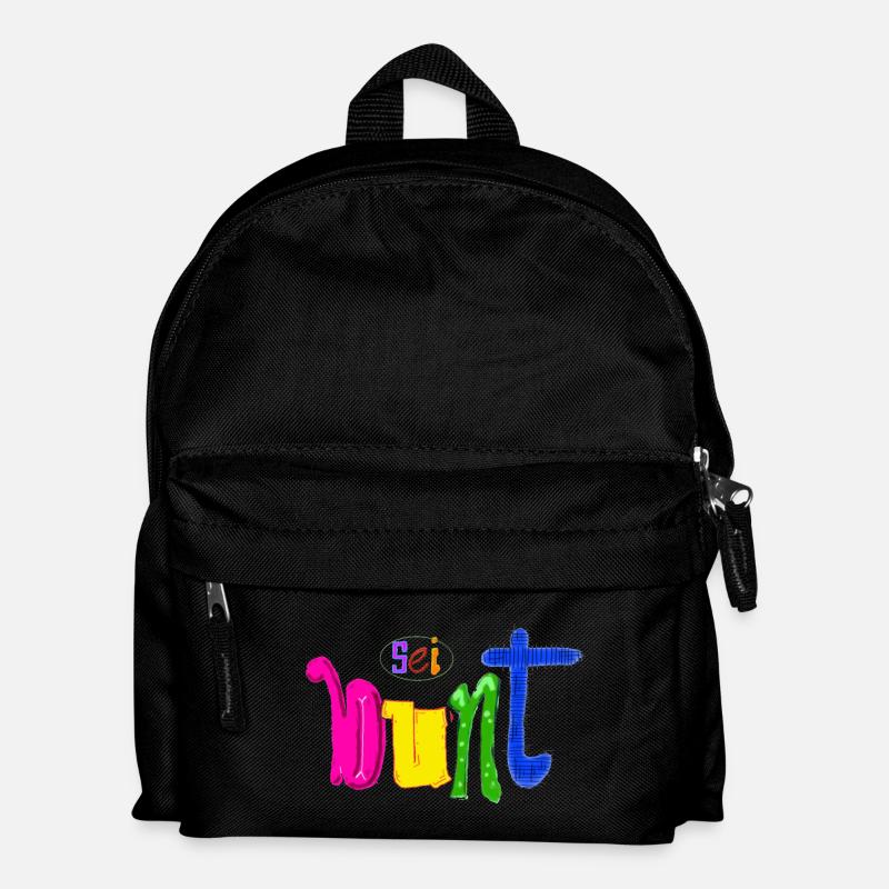 Bunt - Kinder Rucksack - Schwarz