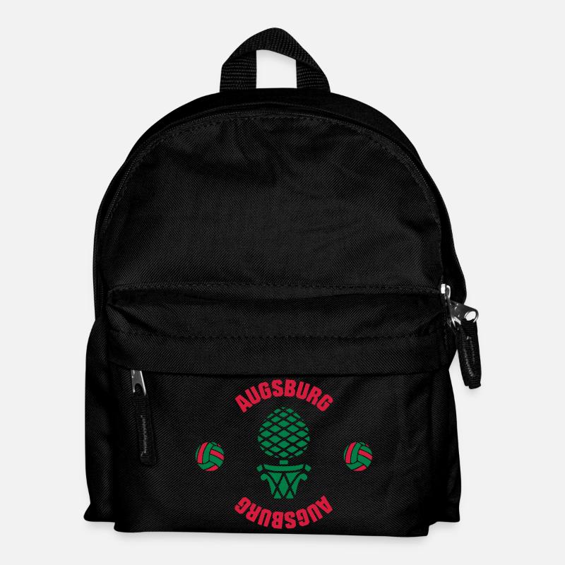 Augsburg (ID: 001013) - Kinder Rucksack - Schwarz