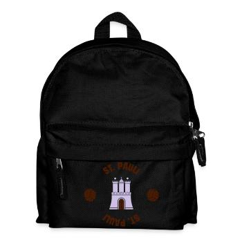 St. Pauli (ID: 001013) - Kinder Rucksack - Schwarz - Vorne