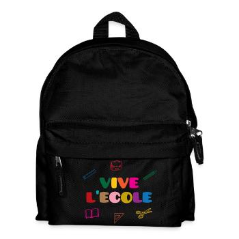 Vive l'Ecole - Kids' Backpack - black - Front