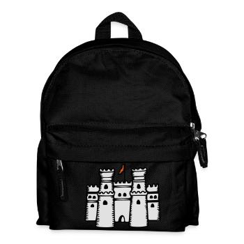 castle_ - Sac à dos Enfant - noir - Devant