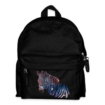 Zebra Galaxy - Kinder Rucksack - Schwarz - Vorne