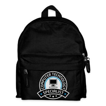 spécialiste de la technologie informatique - Sac à dos Enfant - noir - Devant