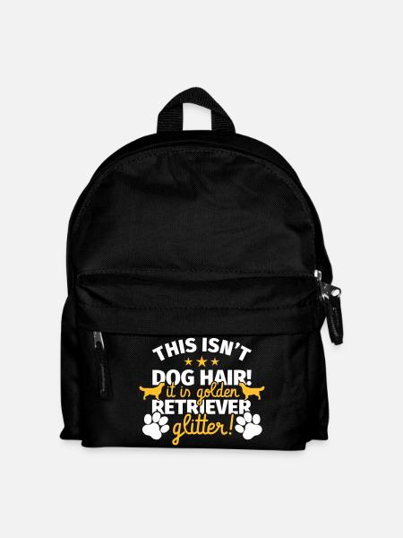 Golden Retriever Gift Funny Sayings - Kids' Backpack - black