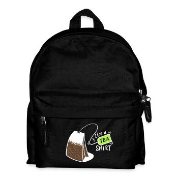 It's a tee shirt - gift - Kids' Backpack - black - Front
