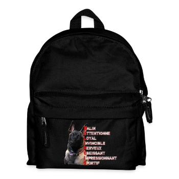 malinois - Sac à dos Enfant - noir - Devant
