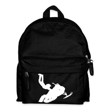 Snowmobile snowmobile snowmobile - Kids' Backpack - black - Front