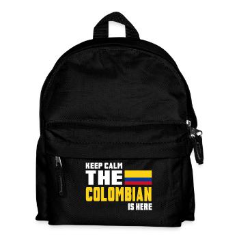 Keep calm Colombia / gift flag South America - Kids' Backpack - black - Front
