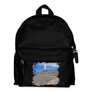 The Mont Ventoux, a must for cyclists - Kids' Backpack - black - Front