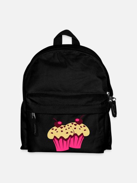 backfrische Muffins - Kinder Rucksack - Schwarz