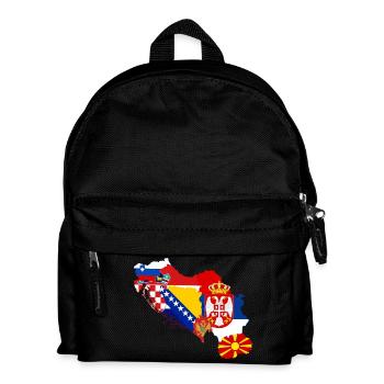 EX Jugoslavija SFRJ - Yugoslavia - Kinder Rucksack - Schwarz - Vorne