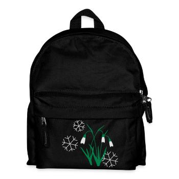 neige - Sac à dos Enfant - noir - Devant
