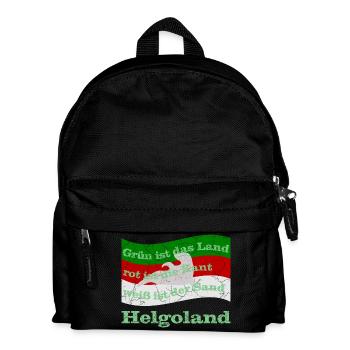 helgoland insel - Kinder Rucksack - Schwarz - Vorne